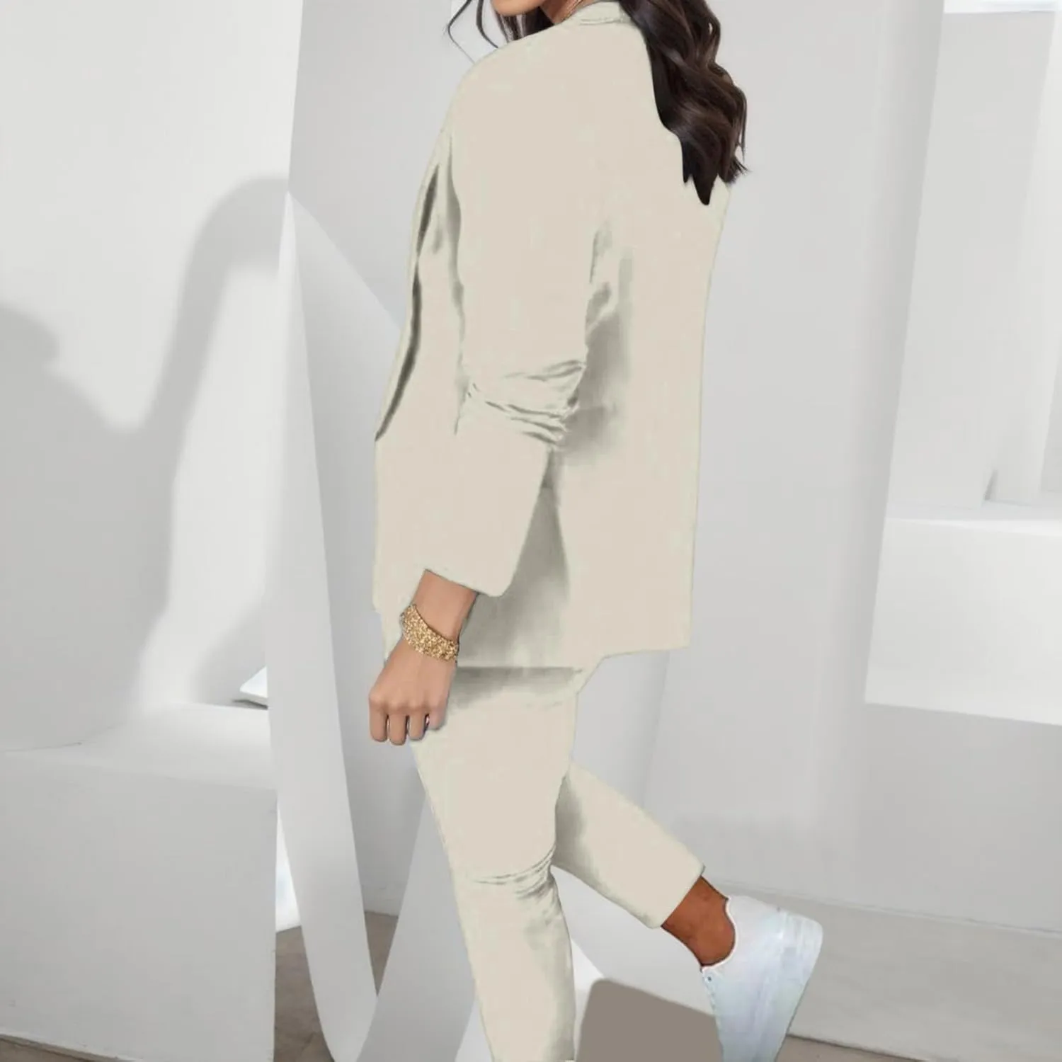 2 Piece Sets for Women Plus Size Women Business Casual Sets Two Piece Outfits Office Work Wear Office Dress Blazer