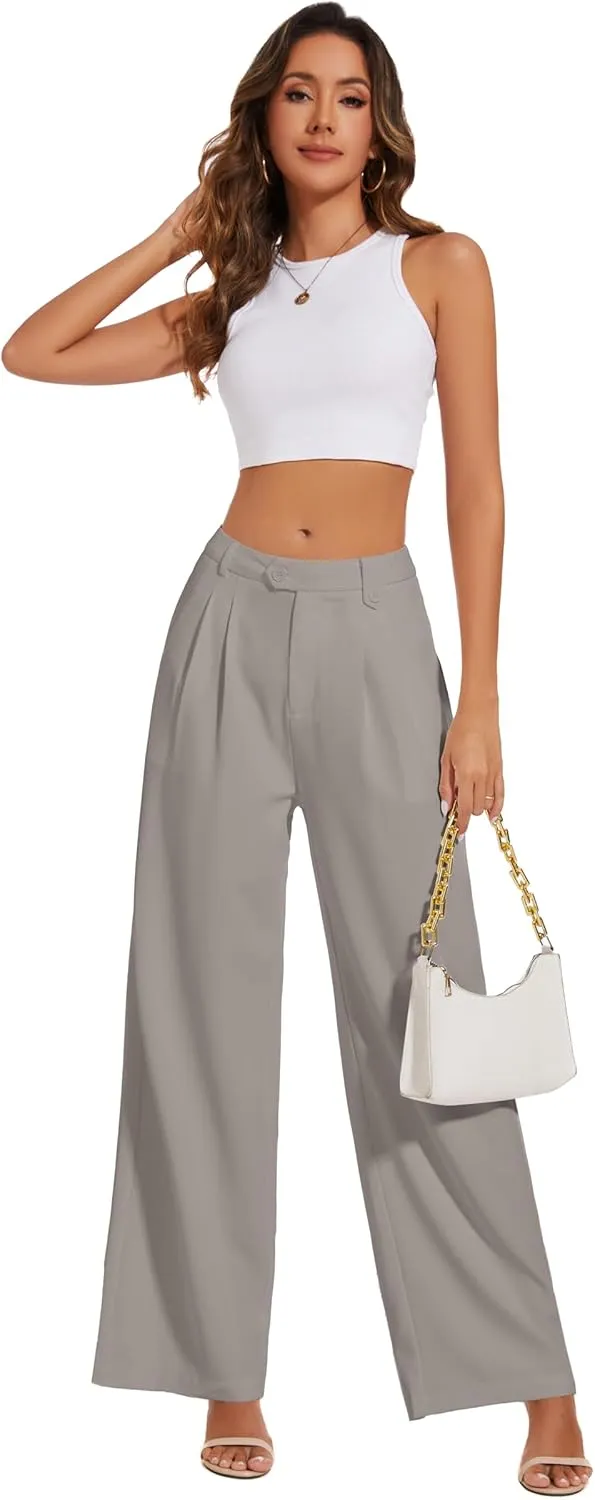 2025 Casaul Pants for Women Business Work Office Dress Pants Trousers with Pockets
