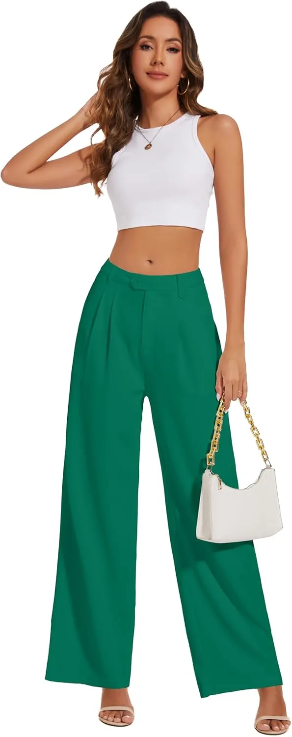 2025 Casaul Pants for Women Business Work Office Dress Pants Trousers with Pockets