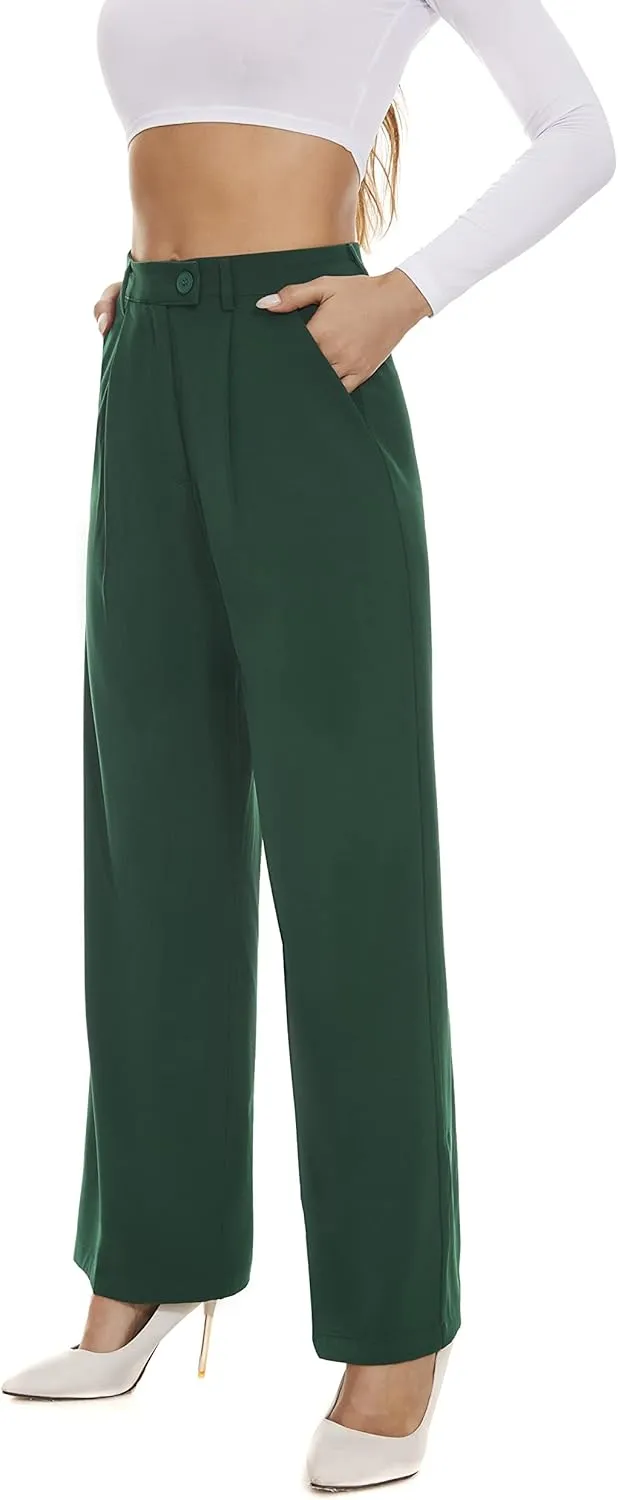 2025 Work Pants for Women Business Casual Office Dress Pants Trousers with Pockets