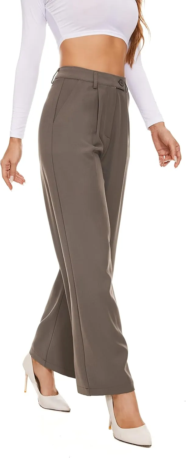 2025 Work Pants for Women Business Casual Office Dress Pants Trousers with Pockets