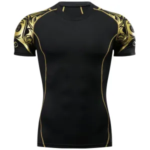 3D MMA Rashguard Gym T Shirt Clothing Compression Shirt
