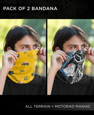 All Terrain and  Motorad Maniac Bandana Combo