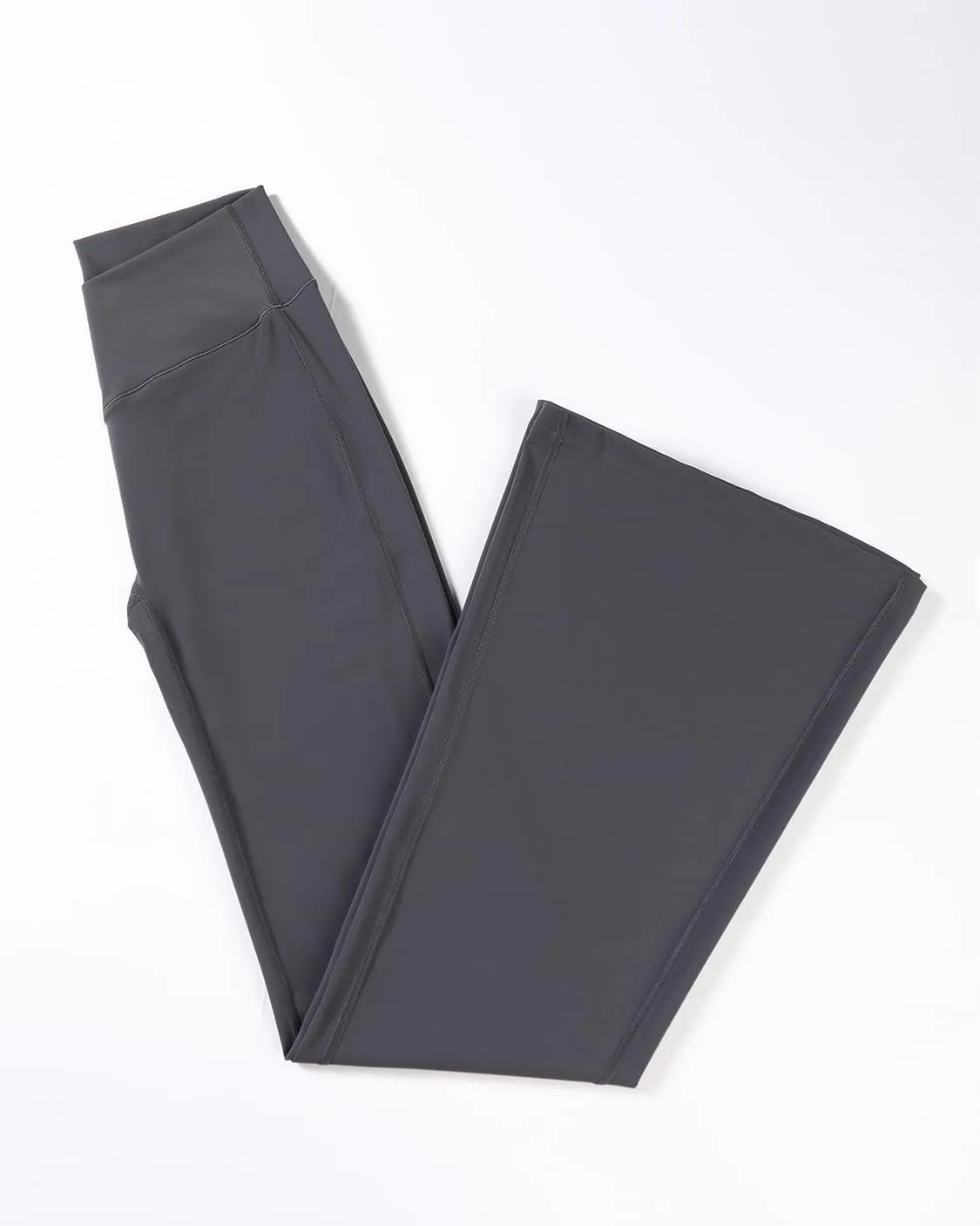 AUROLA Fire Flare Leggings for Women, Crossover High Waisted Yoga Pants Tummy Control Wide Leg Bootcut Leggings