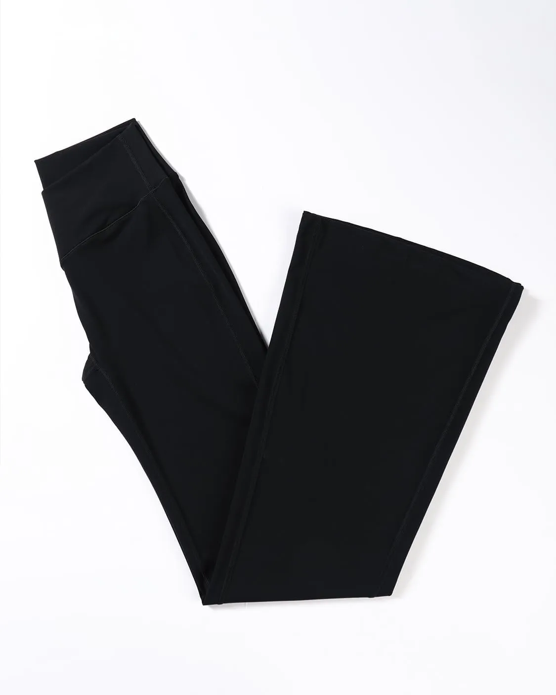 AUROLA Fire Flare Leggings for Women, Crossover High Waisted Yoga Pants Tummy Control Wide Leg Bootcut Leggings