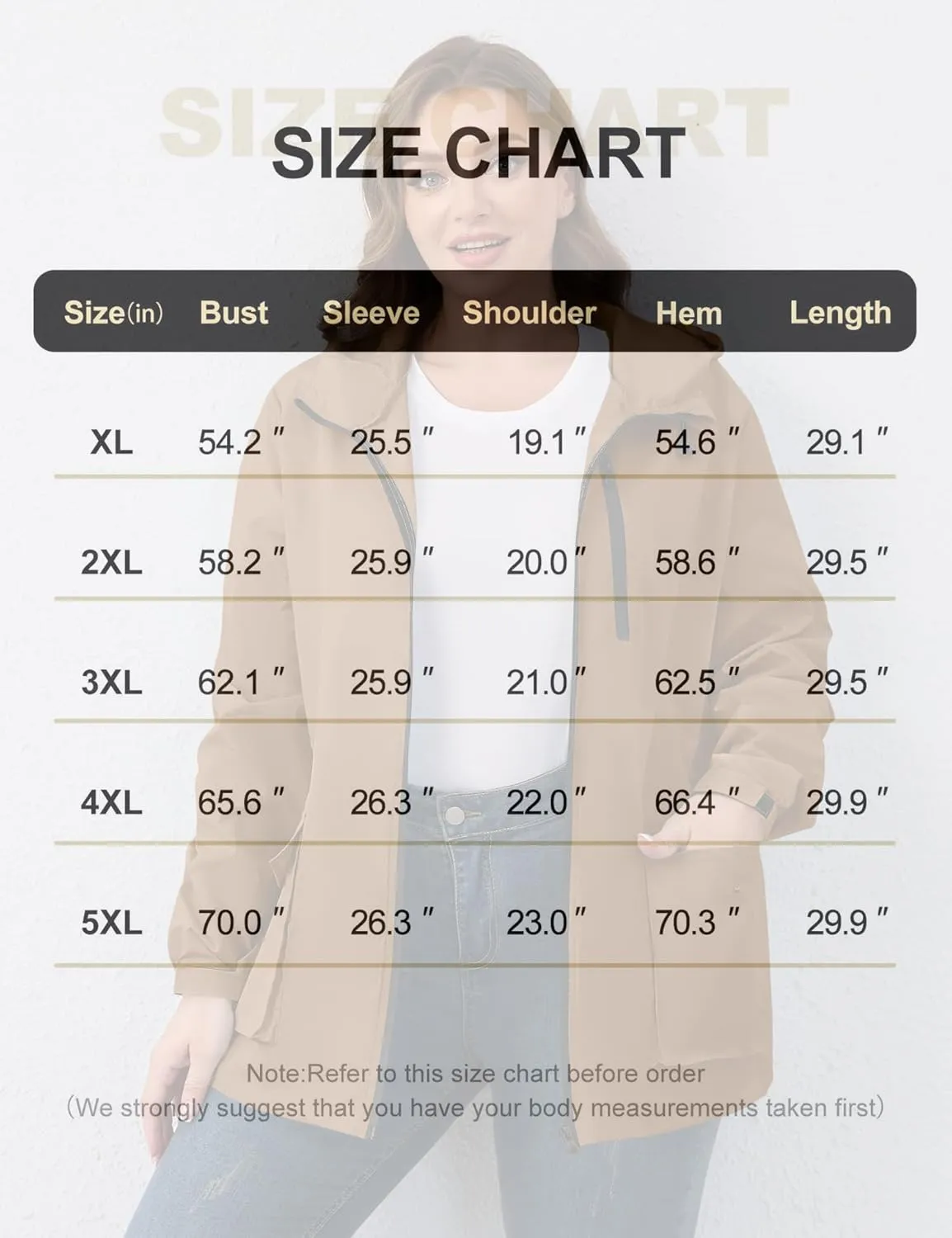 Avoogue Plus Size Womens Rain Jacket with Hood,Packable,Lightweight,Windbreaker,Waterproof Thin Jackets,Hiking,Travel