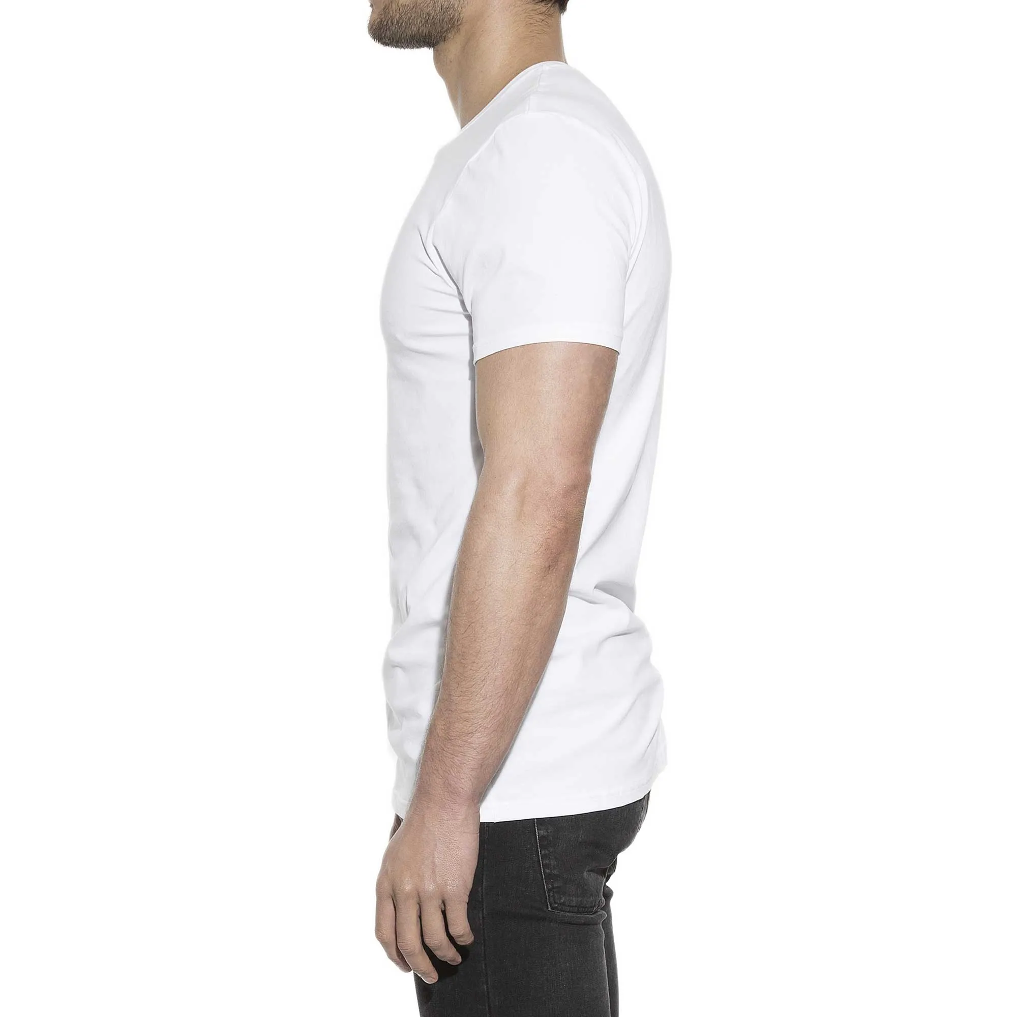 Bread & Boxers 94% Organic Cotton Crew Neck - White