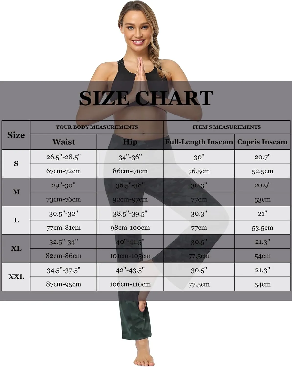 Buttery Soft Women's Bootcut Yoga Pants with 4 Pockets Tummy Control Workout Bootleg Work Pants