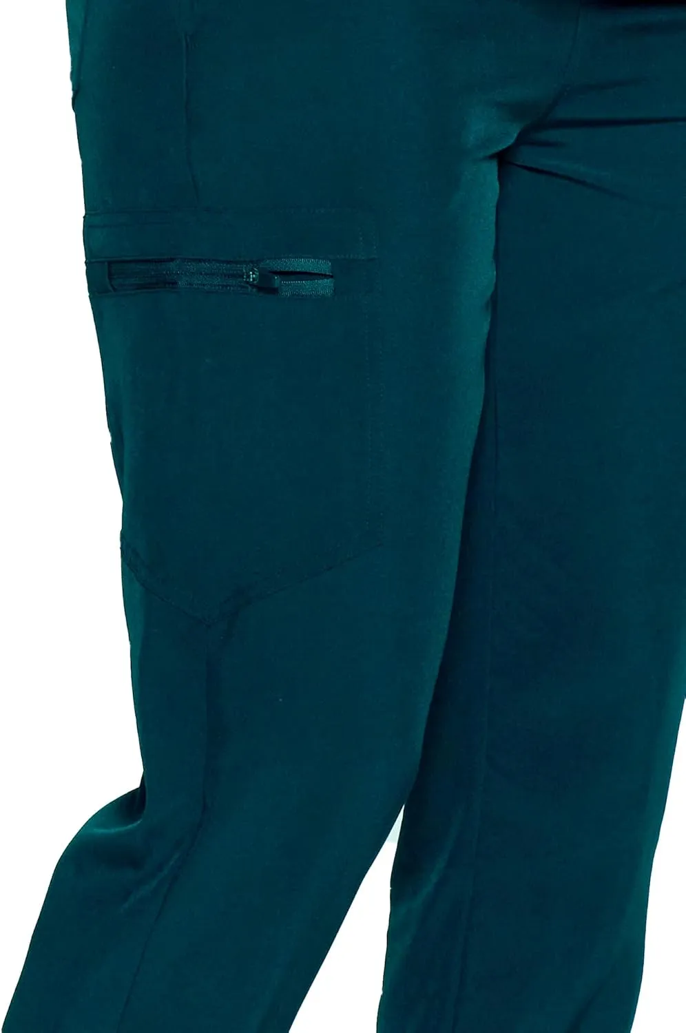 COZYFIT Womens Scrub Pants - Soft Stretch Yoga Style with 5 Pockets, Slim Fit Jogger Scrubs Pants for Women