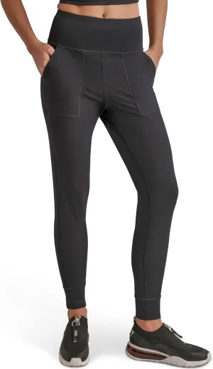 DKNY womens Compression Soft Workout Jogger