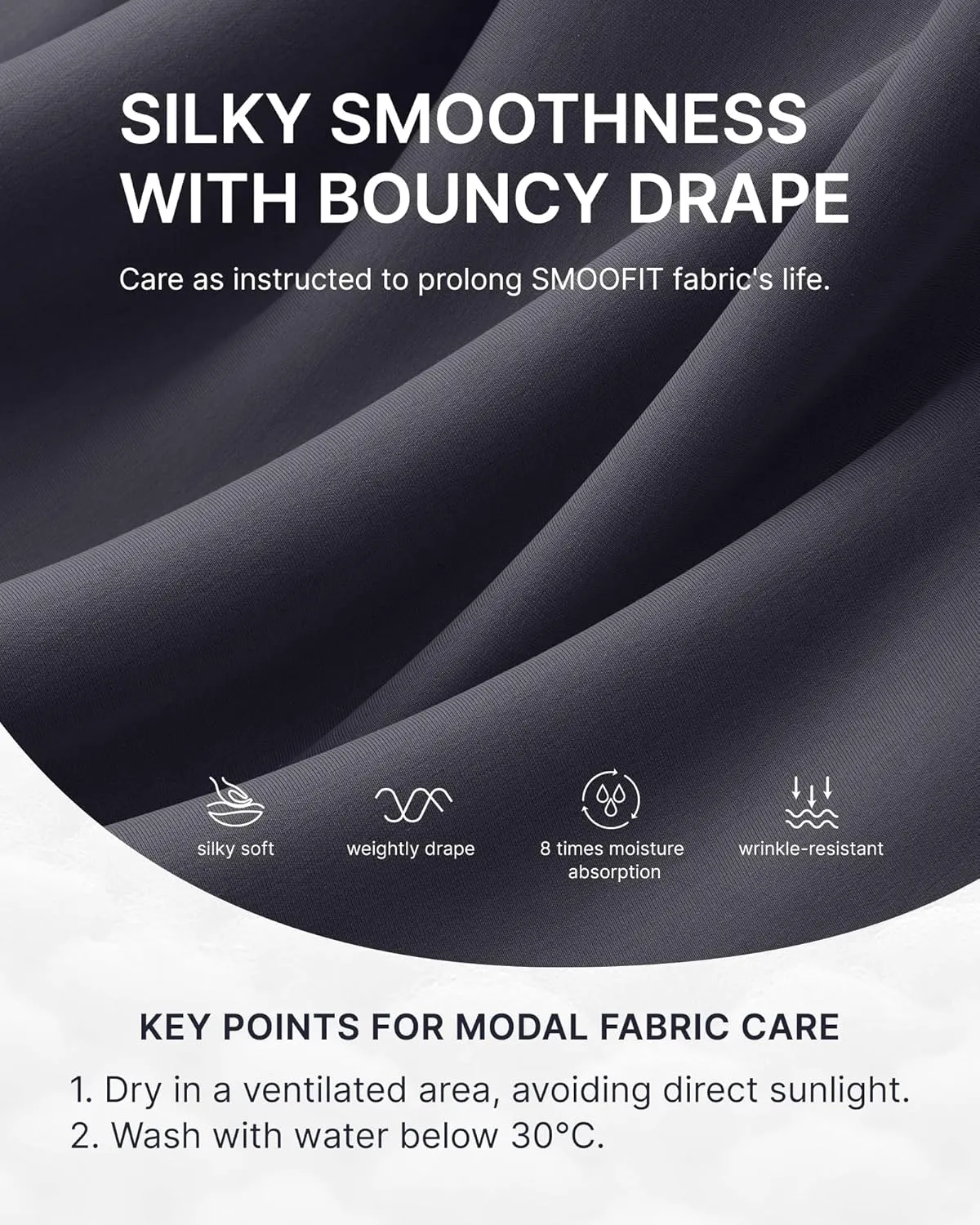 G4Free Smoofit Wide Leg Sweatpants Yoga Pants with Pockets Drawcord Casual Lounge Pants Modal Soft Petite/Regular/Tall