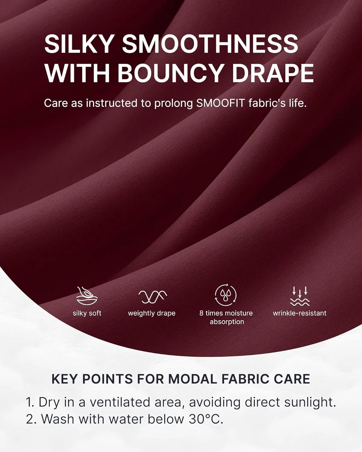 G4Free Smoofit Wide Leg Sweatpants Yoga Pants with Pockets Drawcord Casual Lounge Pants Modal Soft Petite/Regular/Tall