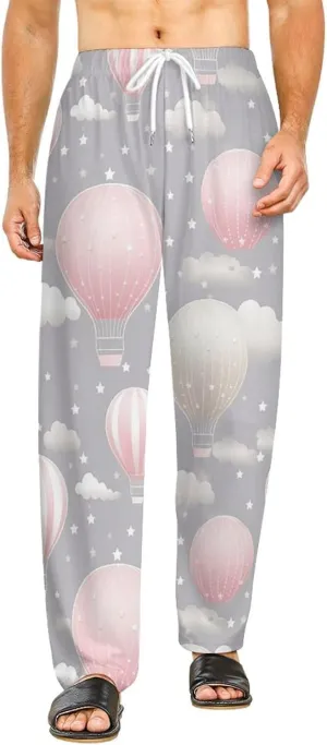 Geometrical Pattern Men's Pajama Pants Lounge Pajamas Bottoms Women's Soft Sleep Pj Pants