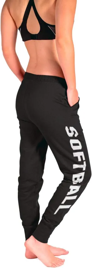 GIMMEDAT Softball Soft Joggers Drawstring Pocket Cuff Pants Sweatpants