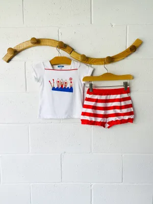 Jacadi Synchronized Swimming Tee   Bloomers, 3 years (36 months)