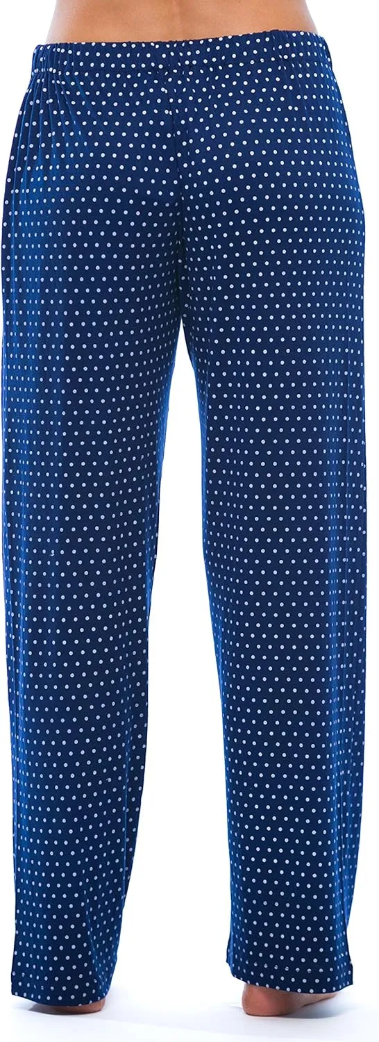 Just Love Silky Soft Women Pajama Pants with Stretch PJs Sleepwear