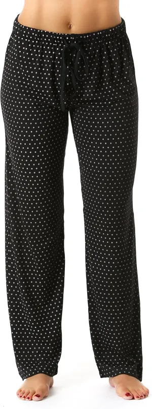 Just Love Silky Soft Women Pajama Pants with Stretch PJs Sleepwear