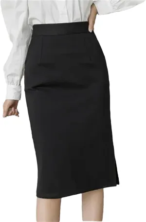 Korean High Wiast Office Skirt Women Summer Bodycon Long Skirts Elegant Midi Pencil Skirt