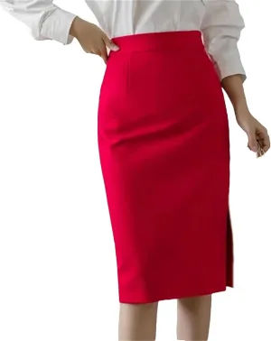 Korean High Wiast Office Skirt Women Summer Bodycon Long Skirts Elegant Midi Pencil Skirt