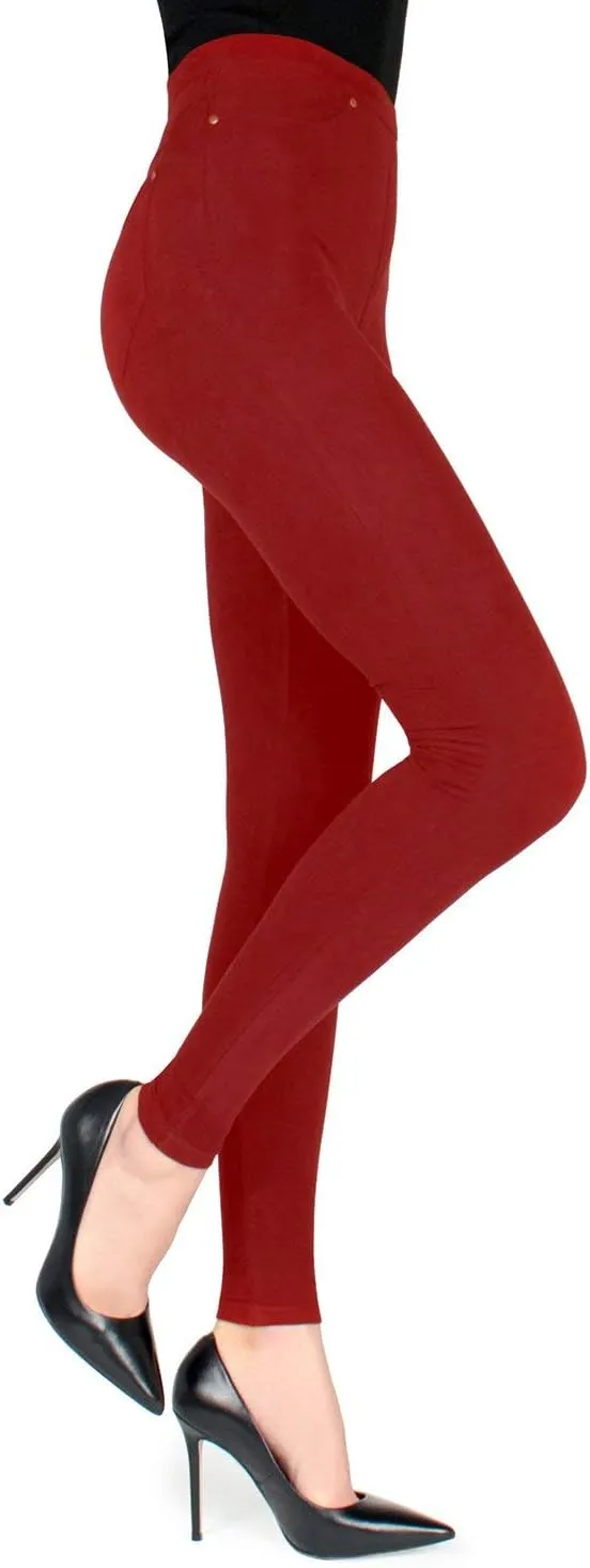 MeMoi Soft & Smooth Microsuede Leggings
