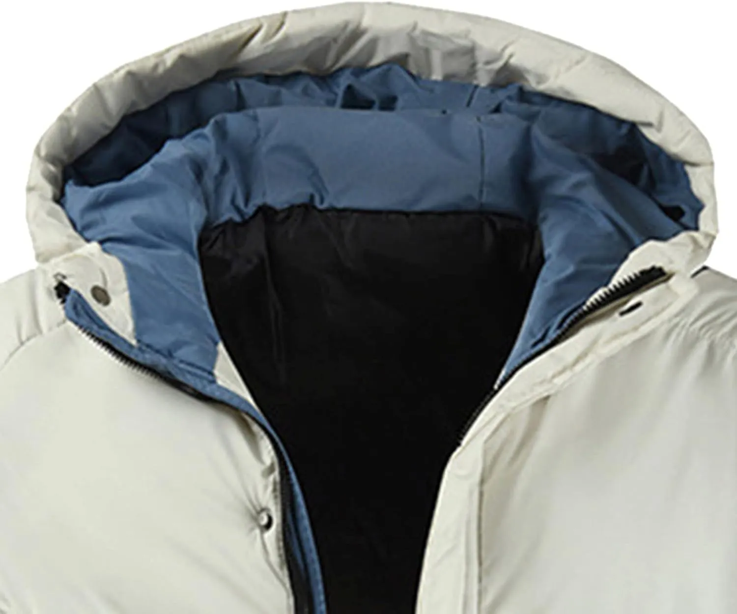 Men Thin Jacket Mens Autumn And Winter Fashion Casual Solid Color Padded Warm Cotton Coat Cotton Jackets Mens