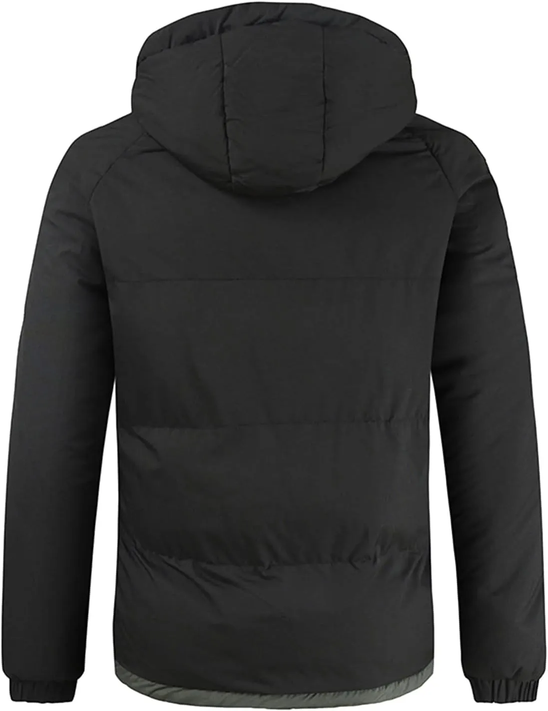 Men Thin Jacket Mens Autumn And Winter Fashion Casual Solid Color Padded Warm Cotton Coat Cotton Jackets Mens