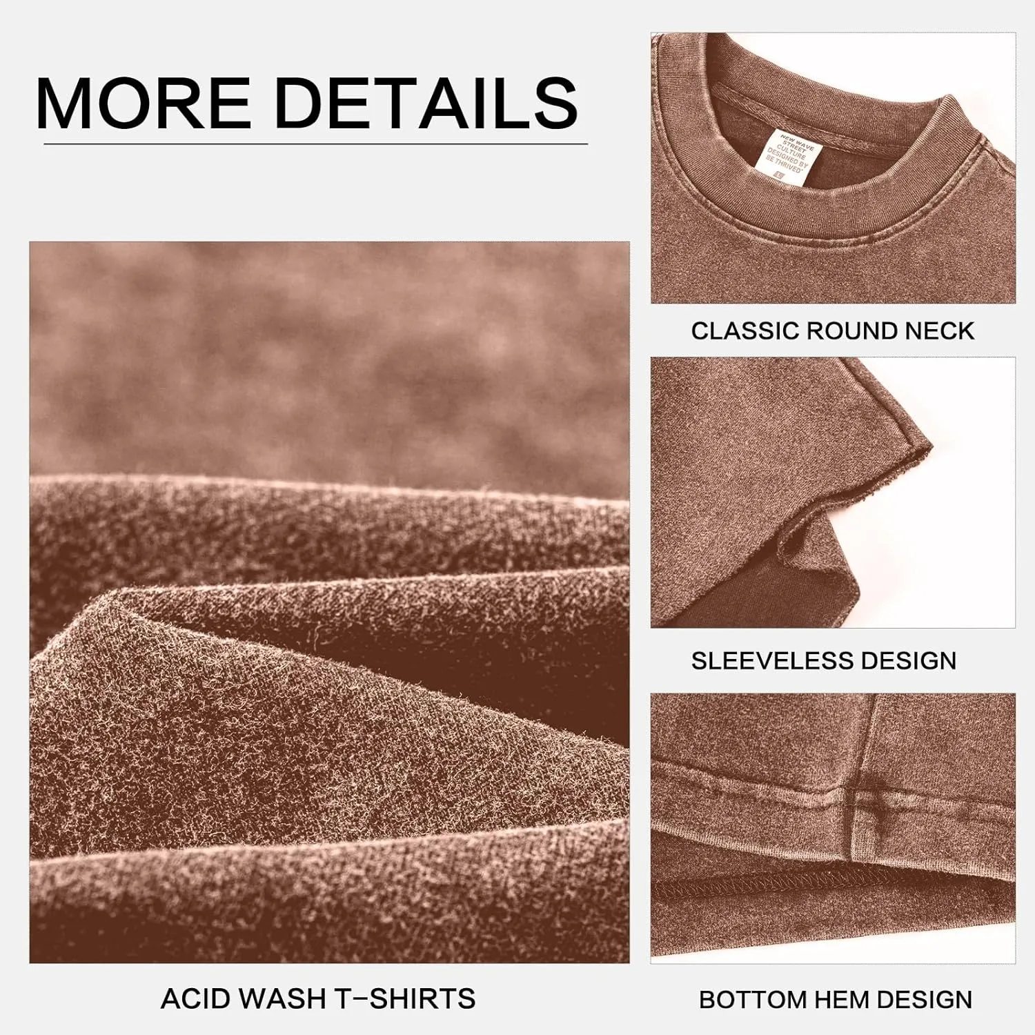Mens Cotton Sleeveless Tank Tops Cut Off Muscle Gym T Shirts Running Beach Loose Fit Tees