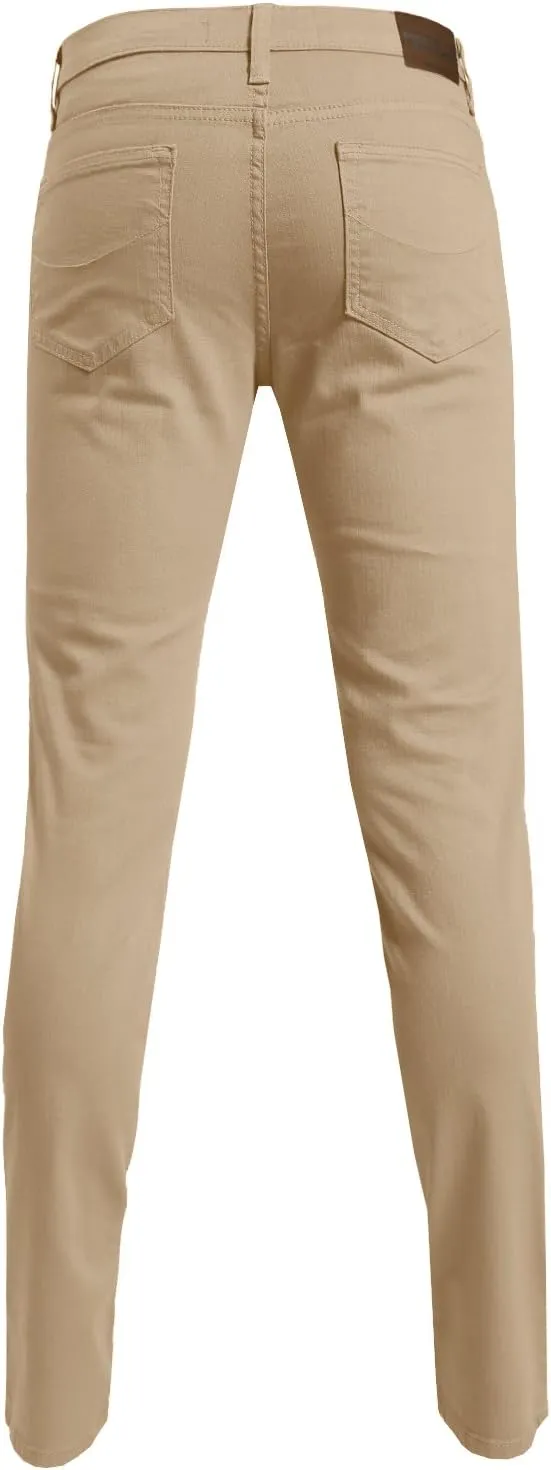NE PEOPLE Mens Basic Classic Solid Color Skinny Fitted Stretch Jeans (26-40)