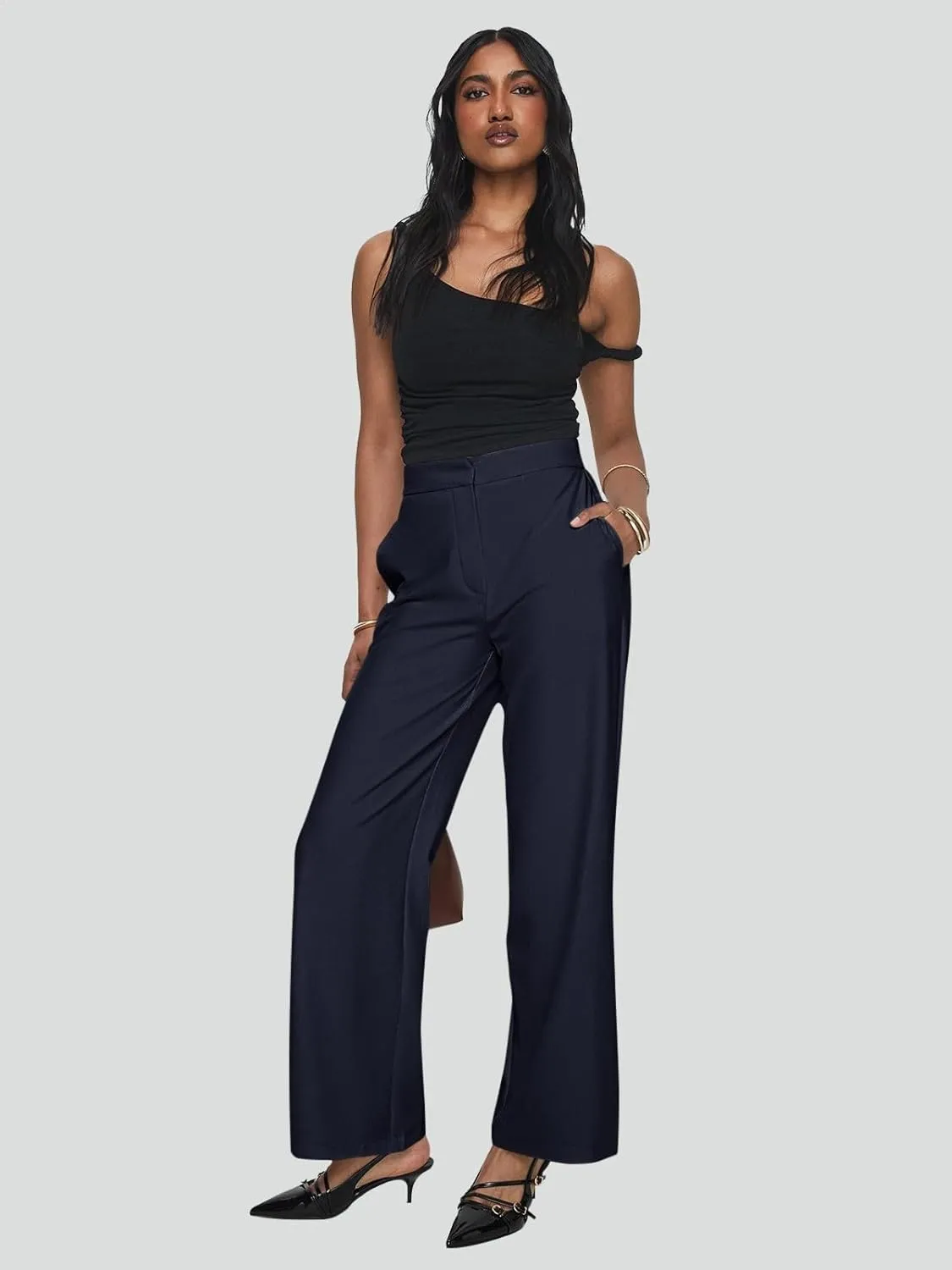 NIMIN Womens Dress Pants 2025 Business Casual Work Slacks for Women High Waisted Office Trousers