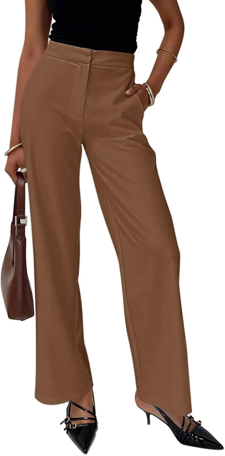 NIMIN Womens Dress Pants 2025 Business Casual Work Slacks for Women High Waisted Office Trousers