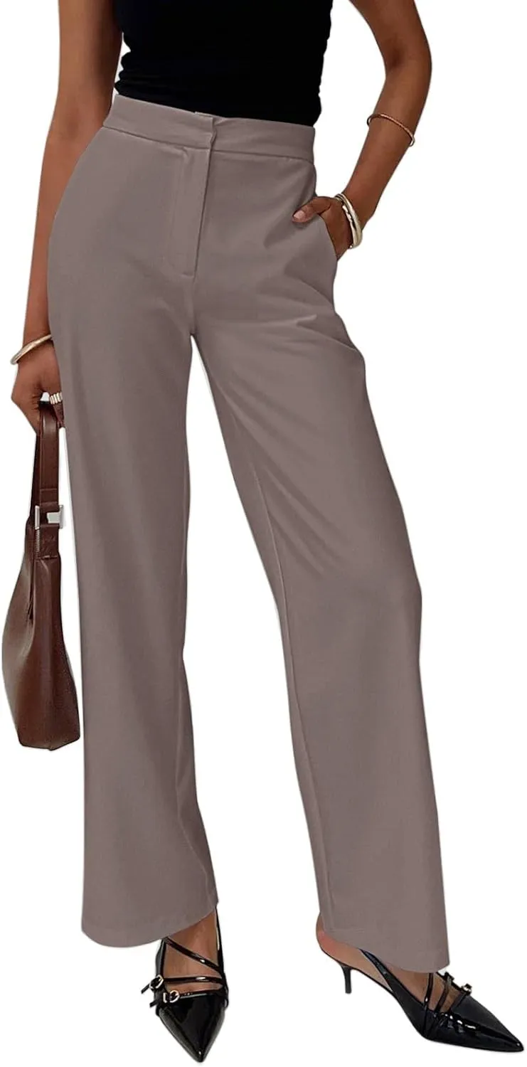 NIMIN Womens Dress Pants 2025 Business Casual Work Slacks for Women High Waisted Office Trousers