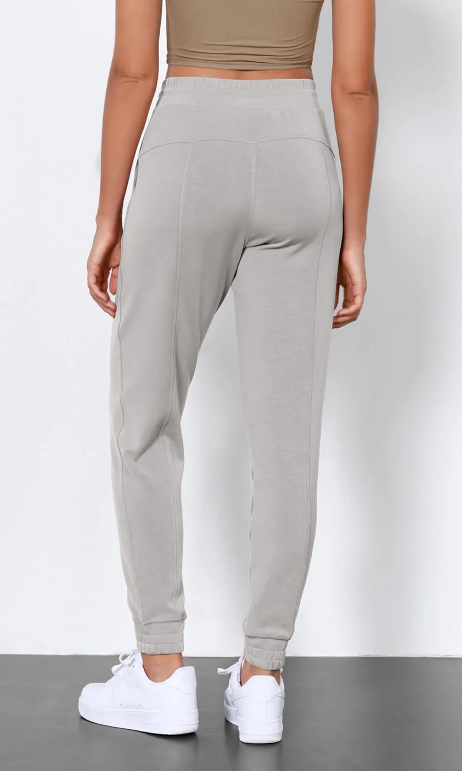 ODODOS Women's Modal Soft Jogger Pants with Pockets Adjustable Shockcord High Waist Sweatpants Casual Lounge Pants
