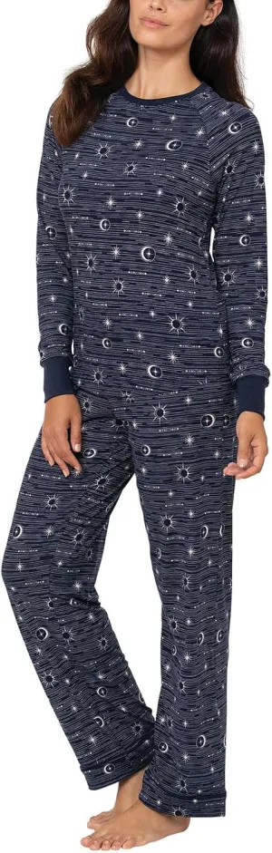 PajamaGram Womens Pajama Set - Women PJs, Ultra Soft, Printed