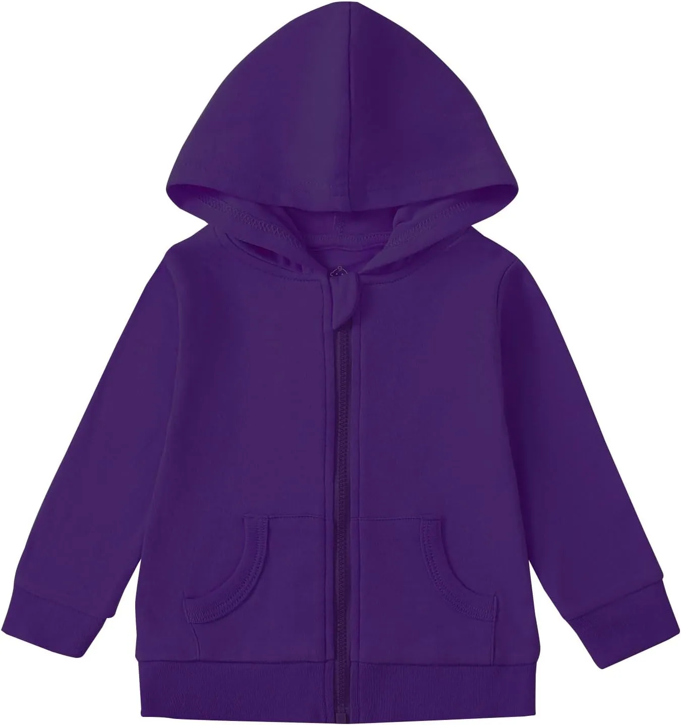 ROMPERINBOX Baby Hoodie for Boy Girl, Full Zip-up Lightweight Thin Jackets Coat Sweatshirts 0-24 Months