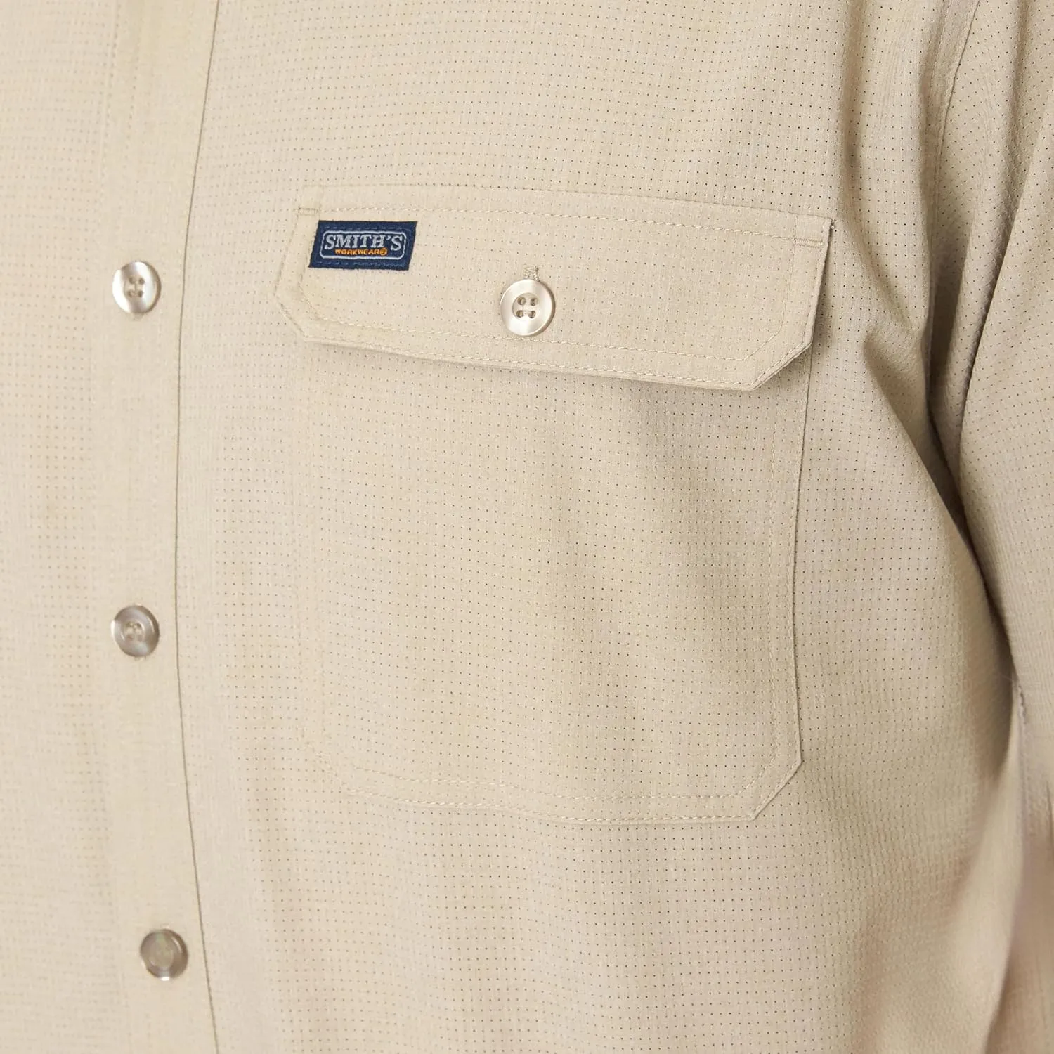 Smith's Workwear Big Men's Short Sleeve Quick Dry Performance Shirt