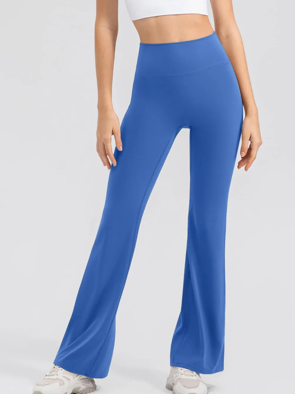 Soft High Waisted Flare Leggings for Women