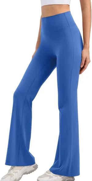 Soft High Waisted Flare Leggings for Women