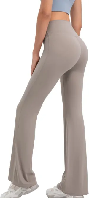 Soft High Waisted Flare Leggings for Women