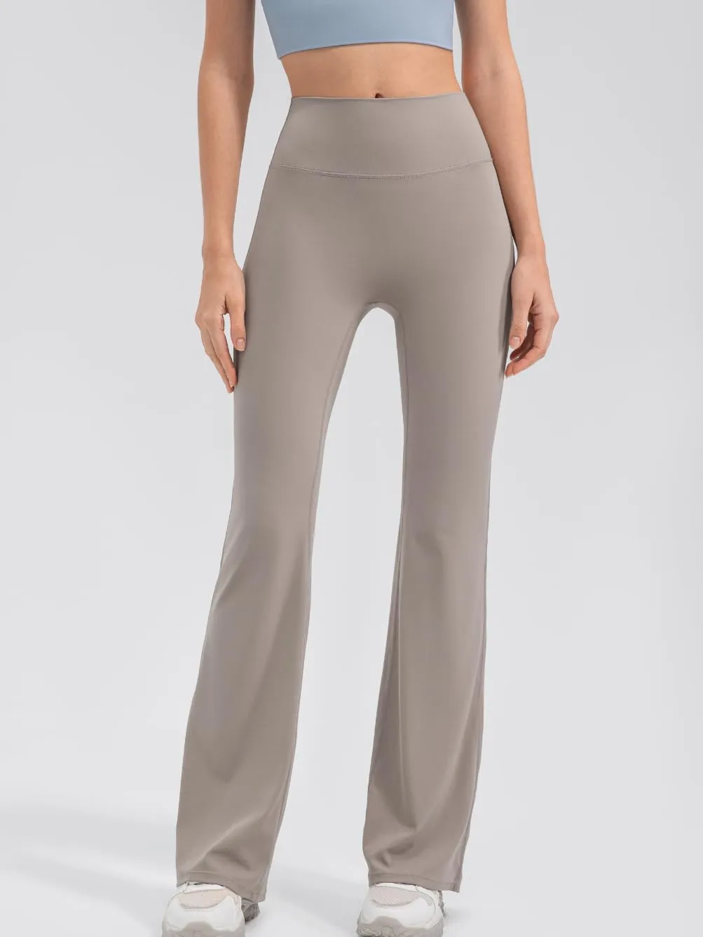 Soft High Waisted Flare Leggings for Women