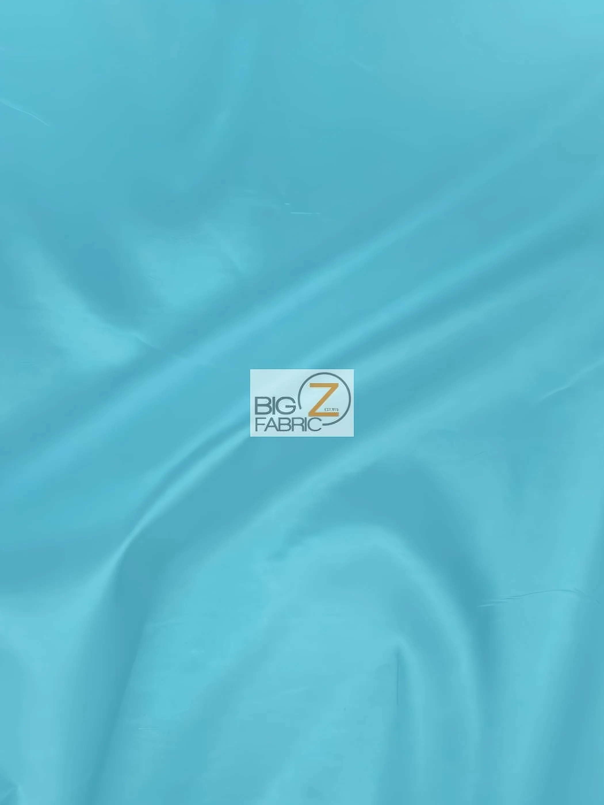 Solid Polyester Taffeta Fabric - Aqua - 50 Yard Bolt/Roll