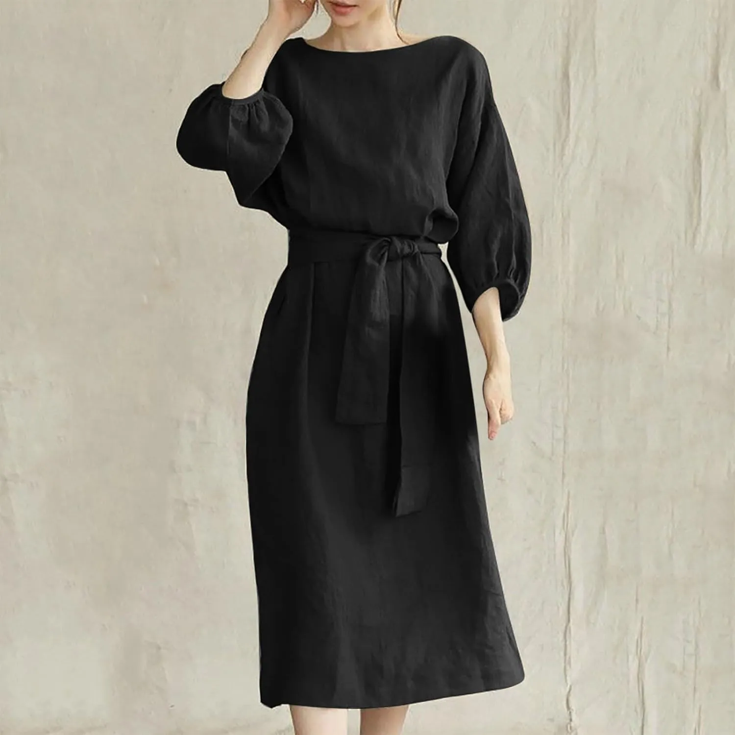 TARIENDY Vacation Dresses for Women 2025,Womens Plus Size Lace Up Dress Short Sleeve Dresses Summer Business Casual Outfits