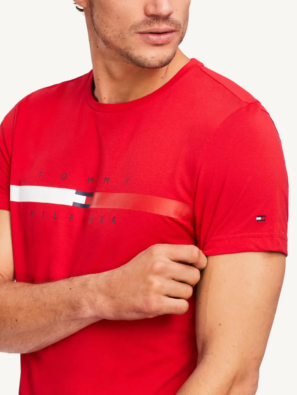 Tommy Hilfiger Stripe Chest T-Shirt
