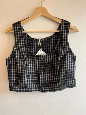 Trash Textiles - Handmade Vintage Tablecloth Blouse