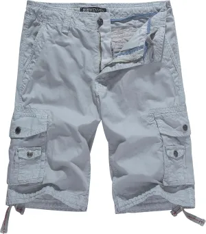 WenVen Men's Cotton Twill Cargo Shorts Classic Relaxed Fit- Reg and Big & Tall Sizes