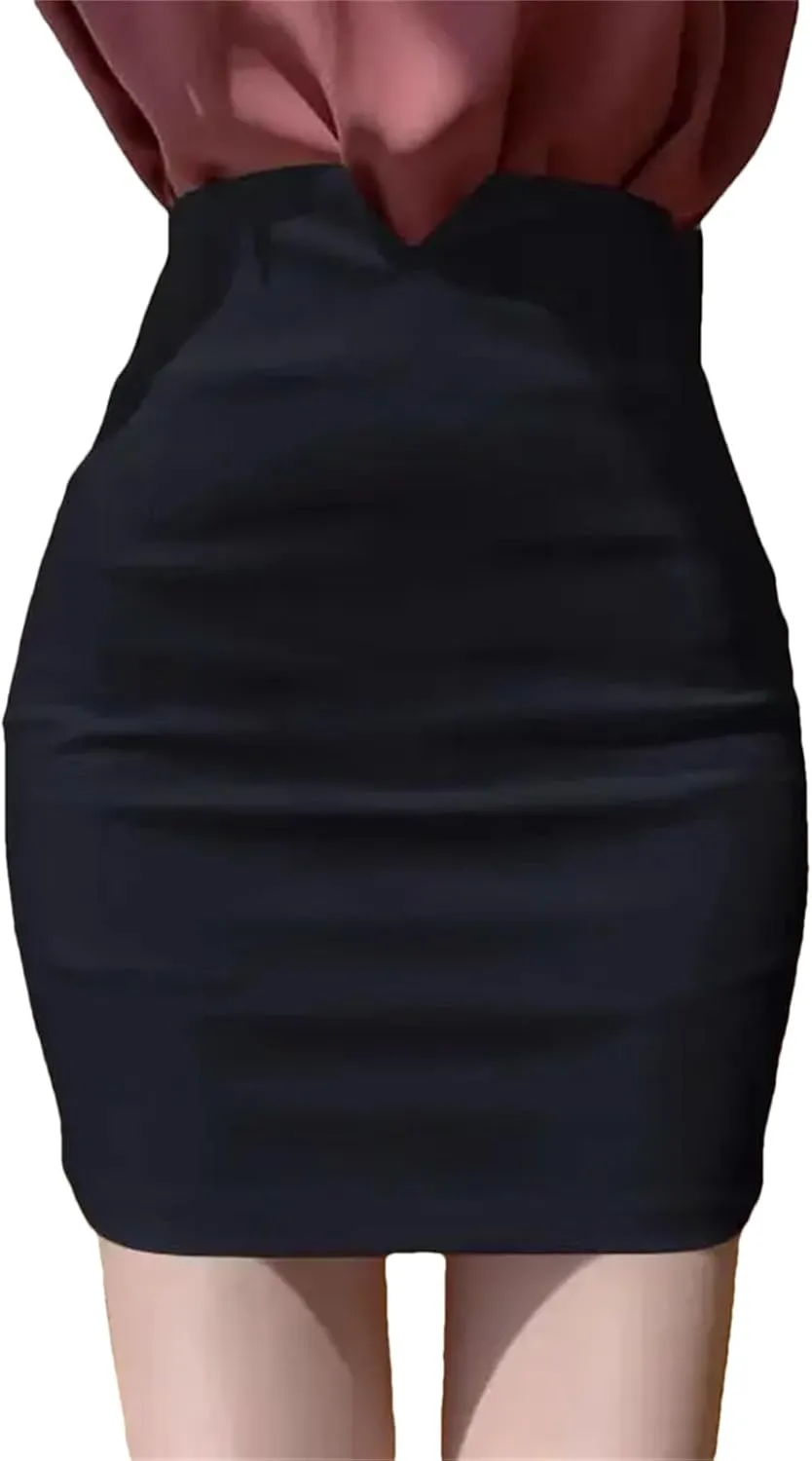 with Slit Office Skirts for Woman Tight High Waist Formal Wrap Midi Women's Skirt