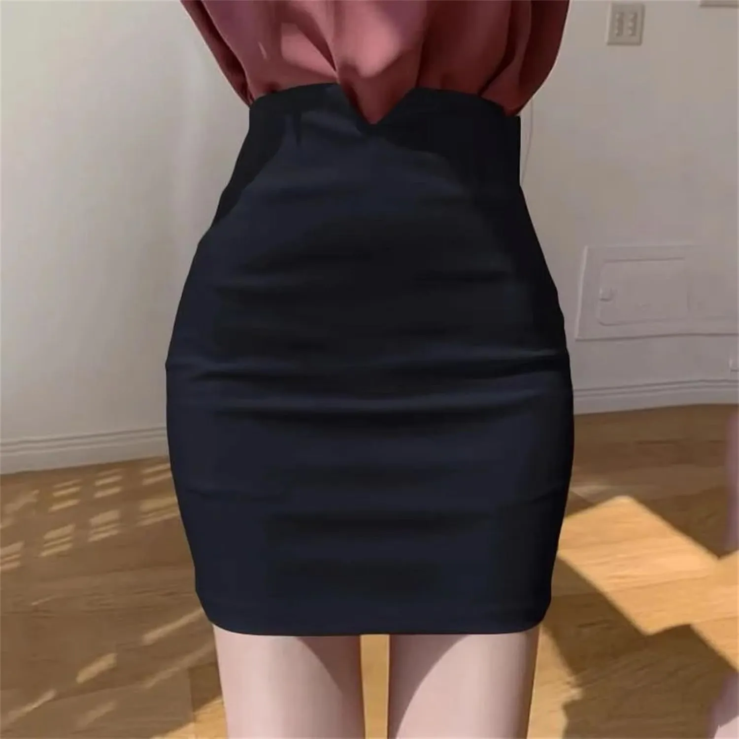 with Slit Office Skirts for Woman Tight High Waist Formal Wrap Midi Women's Skirt