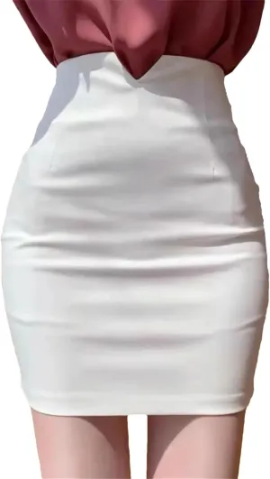 with Slit Office Skirts for Woman Tight High Waist Formal Wrap Midi Women's Skirt