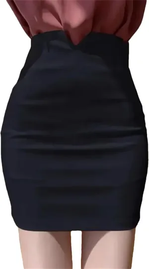 with Slit Office Skirts for Woman Tight High Waist Formal Wrap Midi Women's Skirt