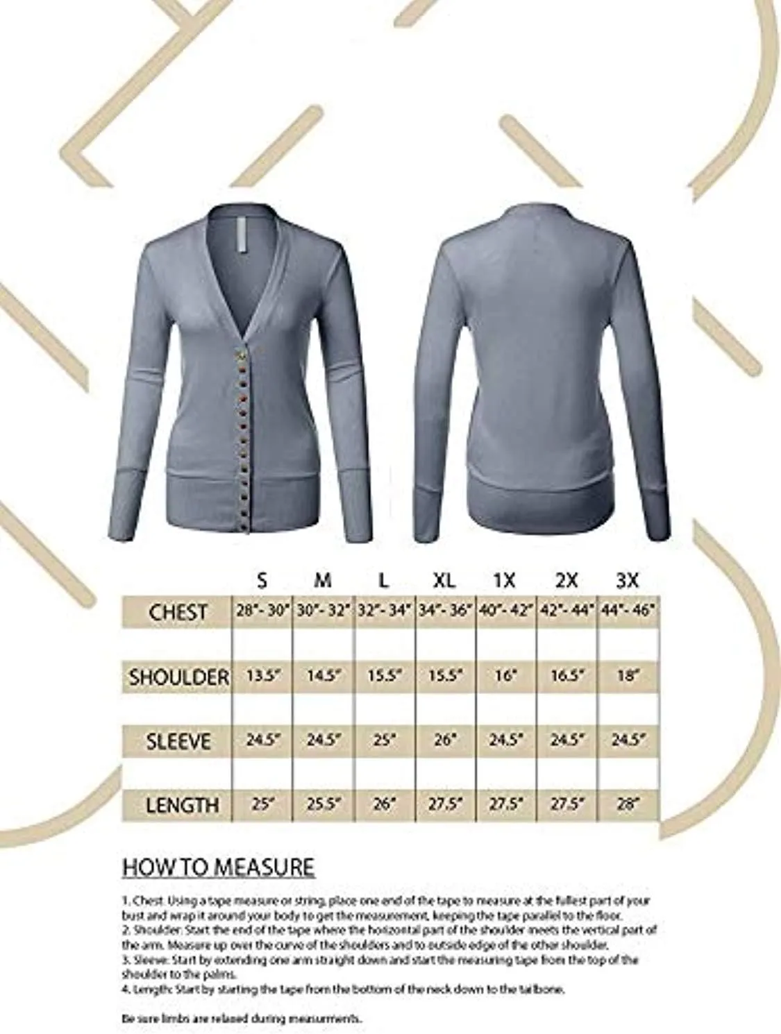 Women Classic V-Neck Button Down Long Sleeve Ribbed Thin Knit Cardigan