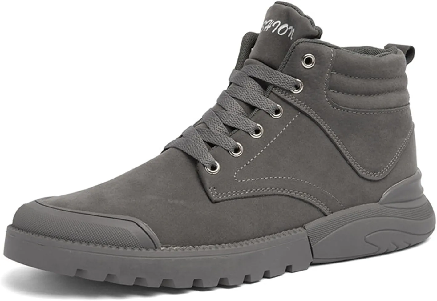 Work Boots for Men Slip On Hiking Sneakers Warm Booties Women Working Shoes Non Steel Toe Waterproof Work Shoes Non-Slip Hike Grounded Footwear